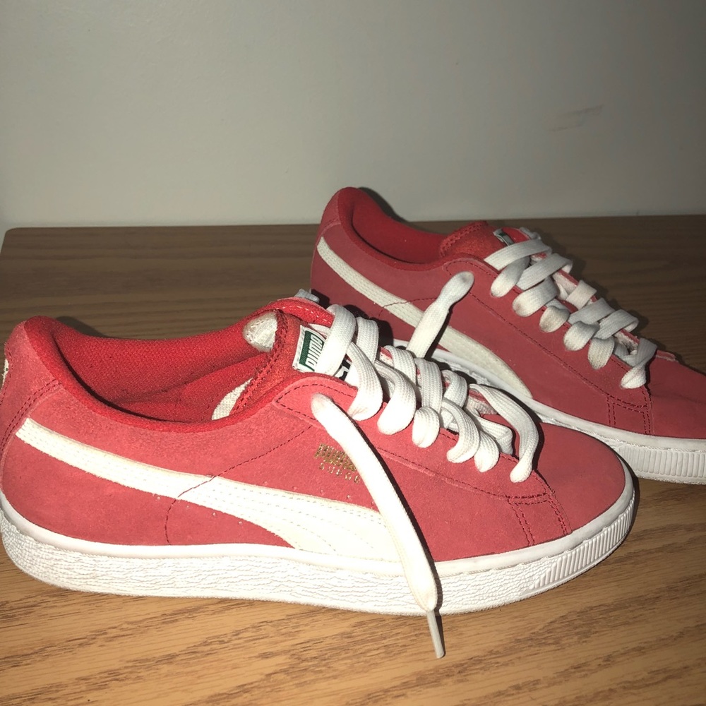 Red Puma Suedes